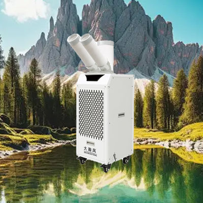 ราคาดี Portable Air Cooler with 360° Removable Rotating Air Vents Real Air-Conditioning Wind and Large-Capacity Water Tank ออนไลน์